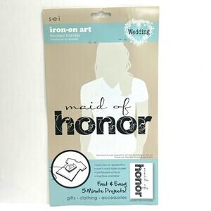 S.E.I. Iron On Art - Wedding - Maid of Honor NEW
